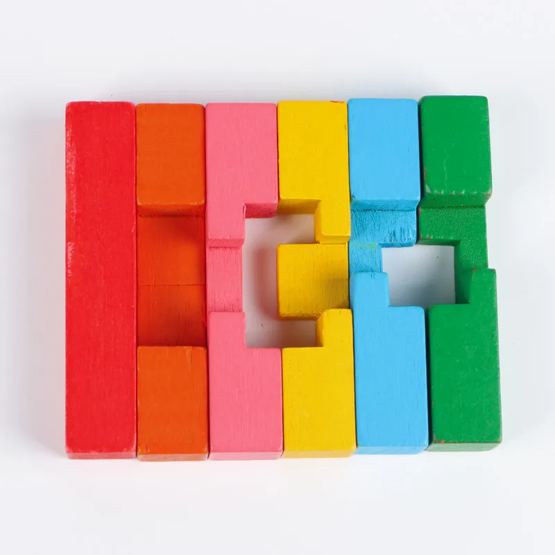 Забавная игрушка IQ головоломка для развития интеллекта замок конмин деревянные