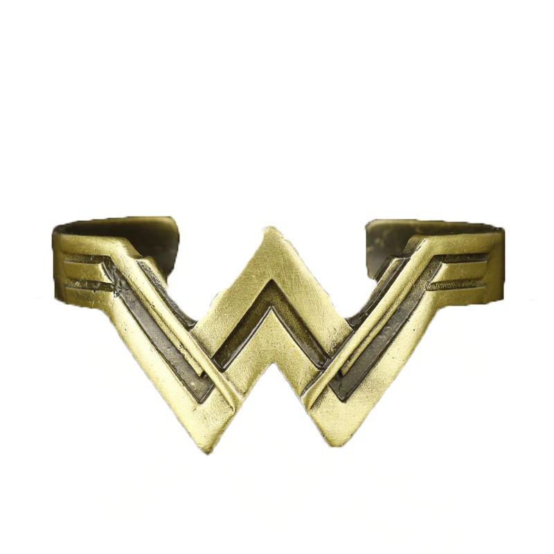 B Wonder Woman браслеты модные фильм ювелирные изделия Диана Принц тиара браслет - Окраска металла: B