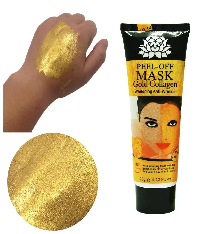 Бренд 24K Золотая маска против морщин старения для лица Уход за лицом отбеливание