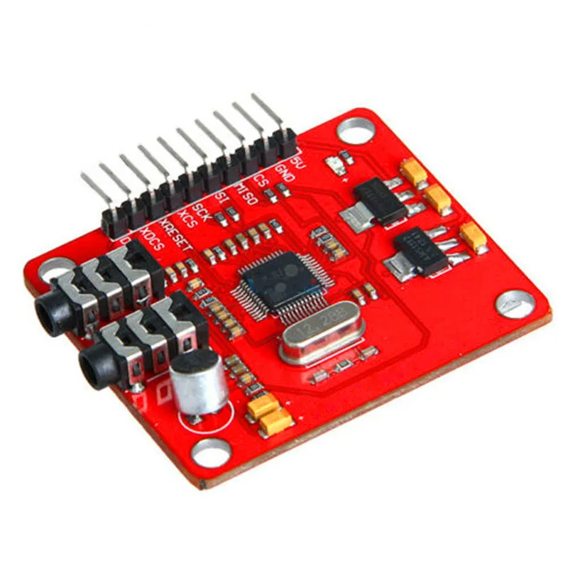 VS1053 VS1053B MP3 модуль для Arduino UNO коммутационная плата с слотом sd карт Ogg Запись в