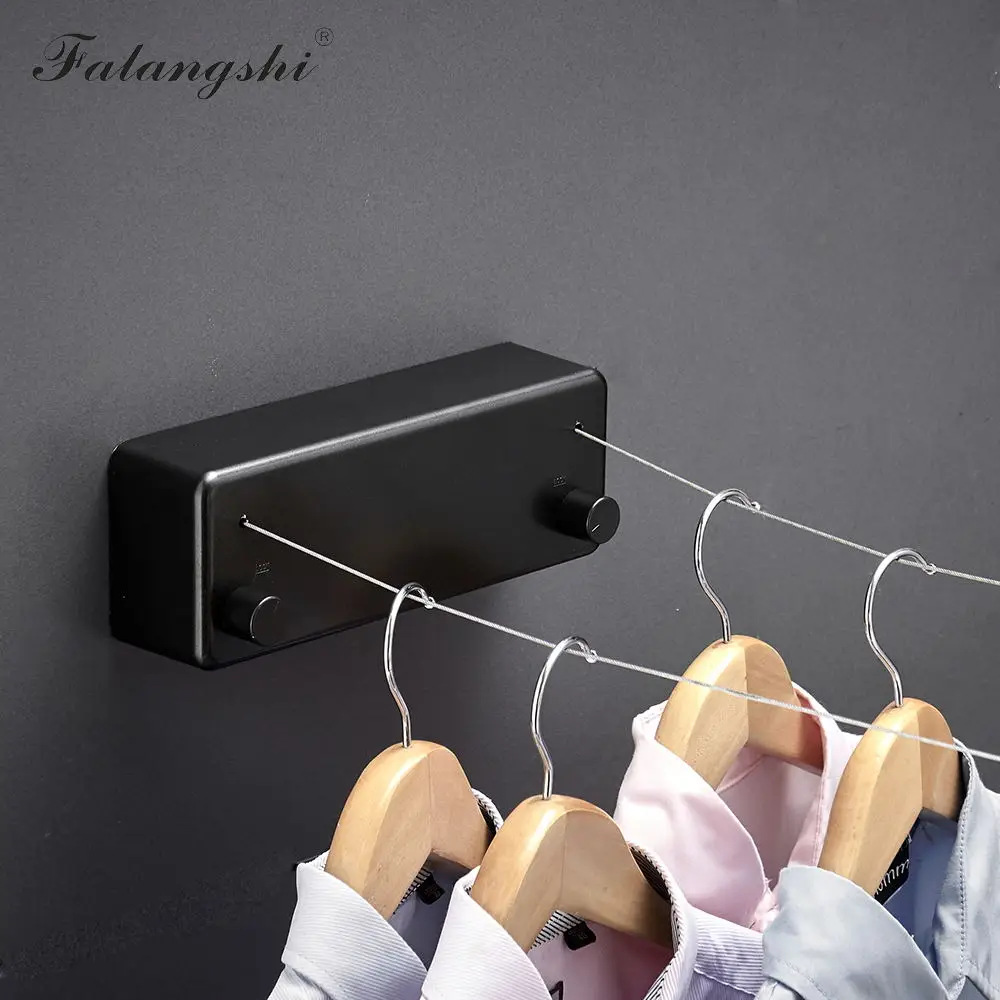 clothes line dryer bathroom accessories drying rack whiteblackgoldensilver clothesline rack laundry dryer double layer wb3006 free global shipping