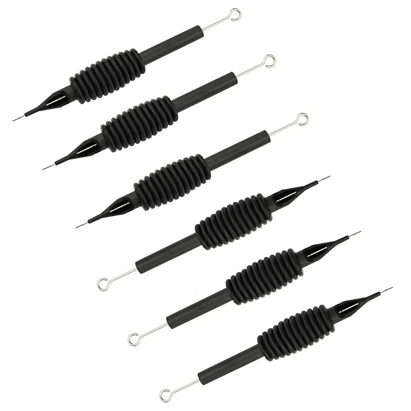 10 шт. RL татуировки иглы стерильные одноразовые Насадка Советы и трубы ручки 1/3/5/