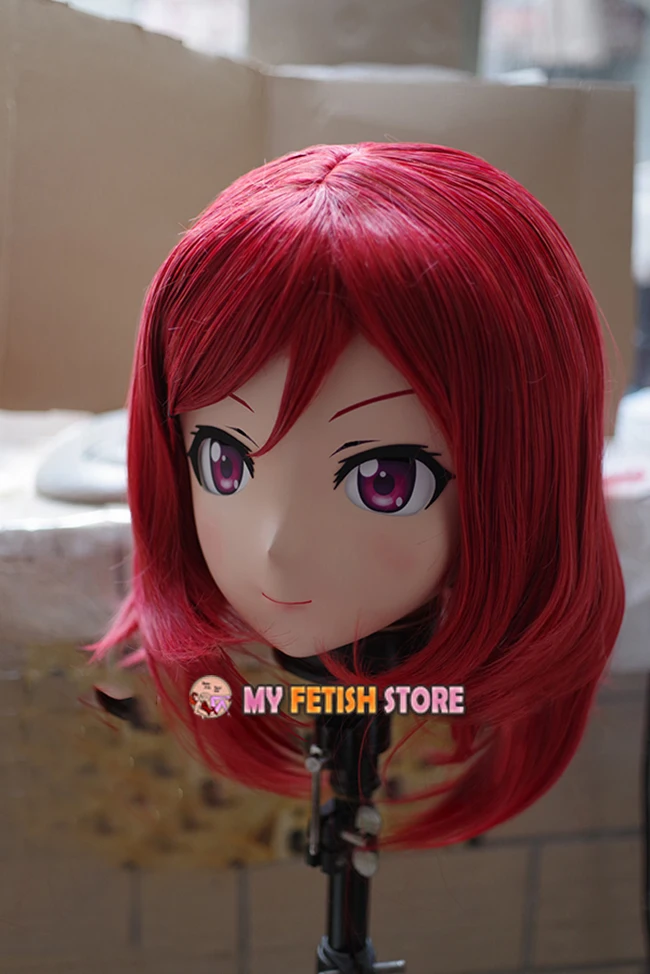 (KM0251) Высококачественная Женская/Девушка ручной работы Lovelive Смола 3/4 голова Maki