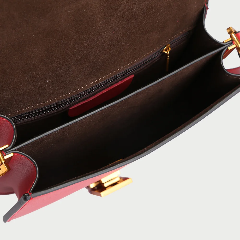 Ellacey 2019 Genuine Saddle Bag European and American Fashion Shoulder Crossbody Luxury Brand Women Small Messenger | Багаж и сумки