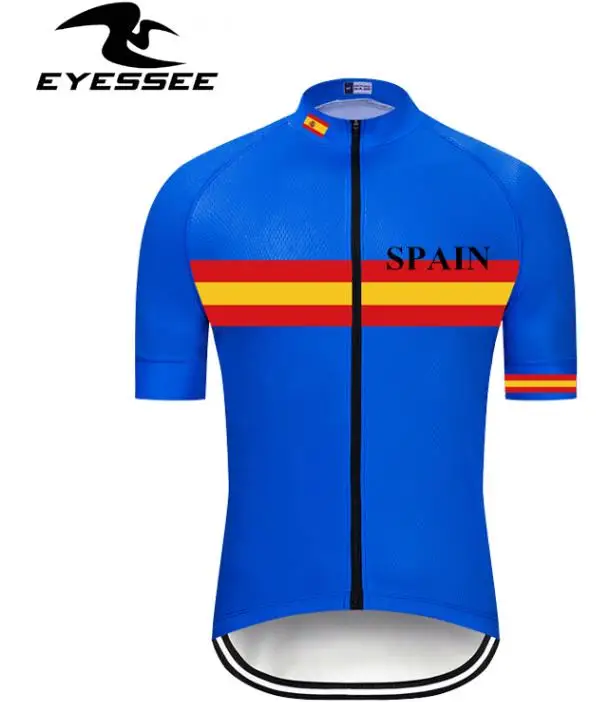 jersey Испания Велоспорт Джерси/6 цветов! Высокое качество Мужская команда горный велосипед Одежда Майо ropa ciclismo велосипед Джерси - Цвет: jersey