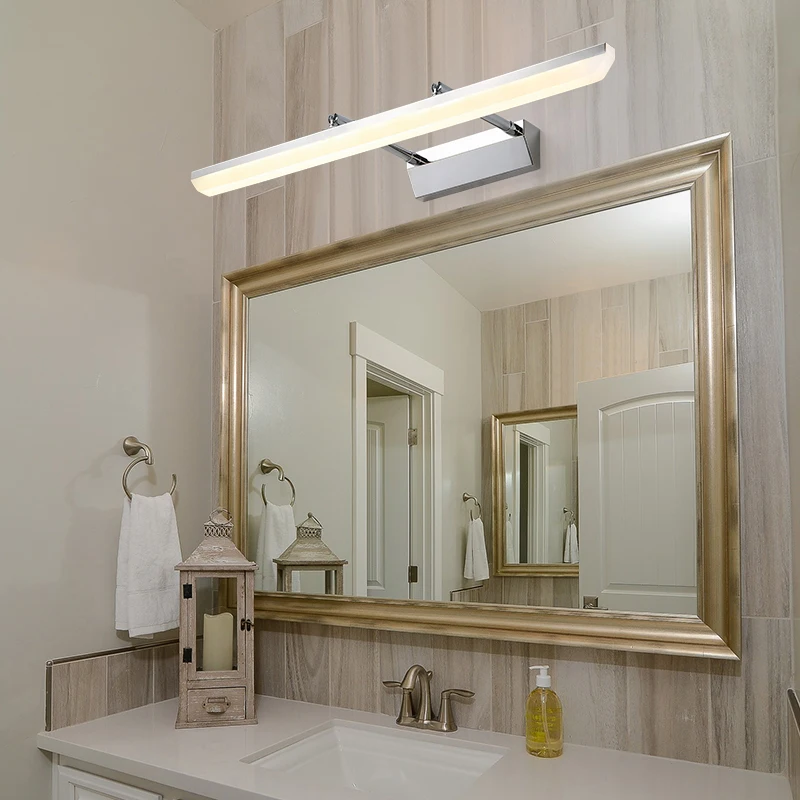 Lighting mirror headlights bathroom simple modern 180 degree rotating led waterproof anti-fog cabinet lighting | Освещение