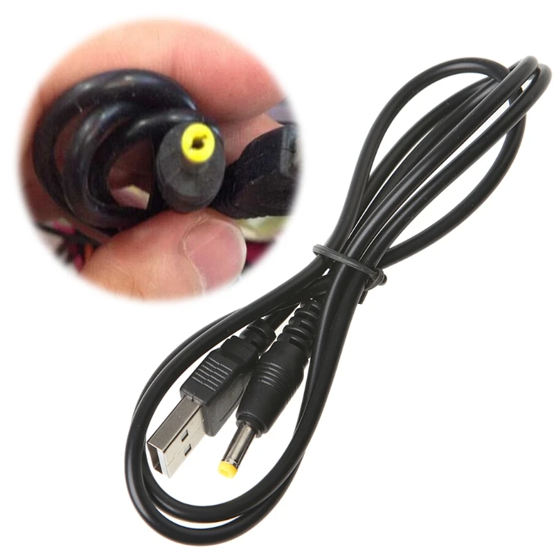 

USB Male To 4.0x1.7mm 5V DC Barrel Jack Power Supply Cable Connector Charge Cord
