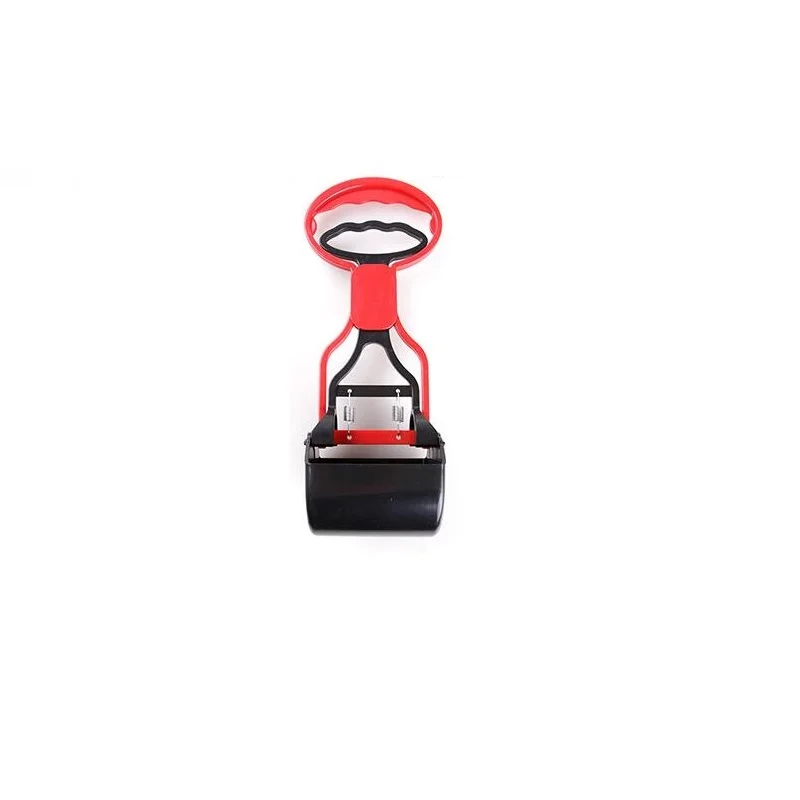 Red Домашнее животное кошка собачьи экскременты очиститель Pooper Scooper ложки с длинной ручкой, захват, совок для уборки собачьих экскрементов на открытом воздухе отходов Палочки собаки чистящие средства - Цвет: Red