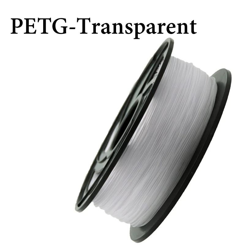 petg transparent PLA ABS Гибкая нить для 3d принтера PETG 1,75 мм 1 кг/0,8 кг пластиковая нить материал для Createbot/MakerBot/RepRap высокое качество - Цвет: petg transparent