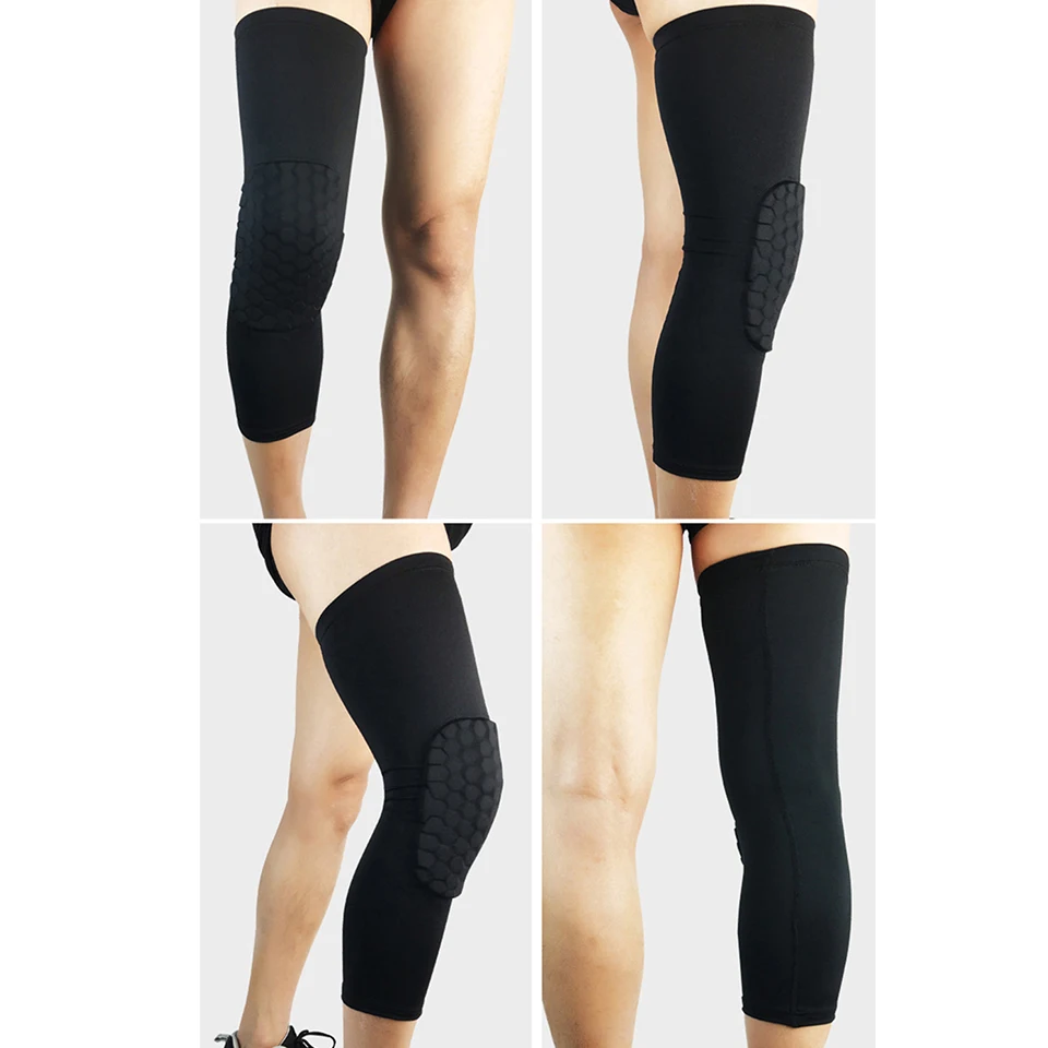 Баскетбольный наколенник дышащий 1 шт. соты бампер эластичные спортивные