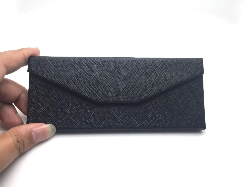 RunBird 2018 New High Quality PU Leather 16*6.8*6.4cm Fashion Magnet Fold Light Glasses Case Triangle Sunglasses Eyewear Box | Аксессуары