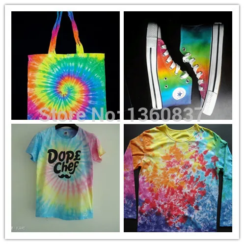 Tie-dye DIY краситель одежды для можно использовать в холодной воде непосредственно