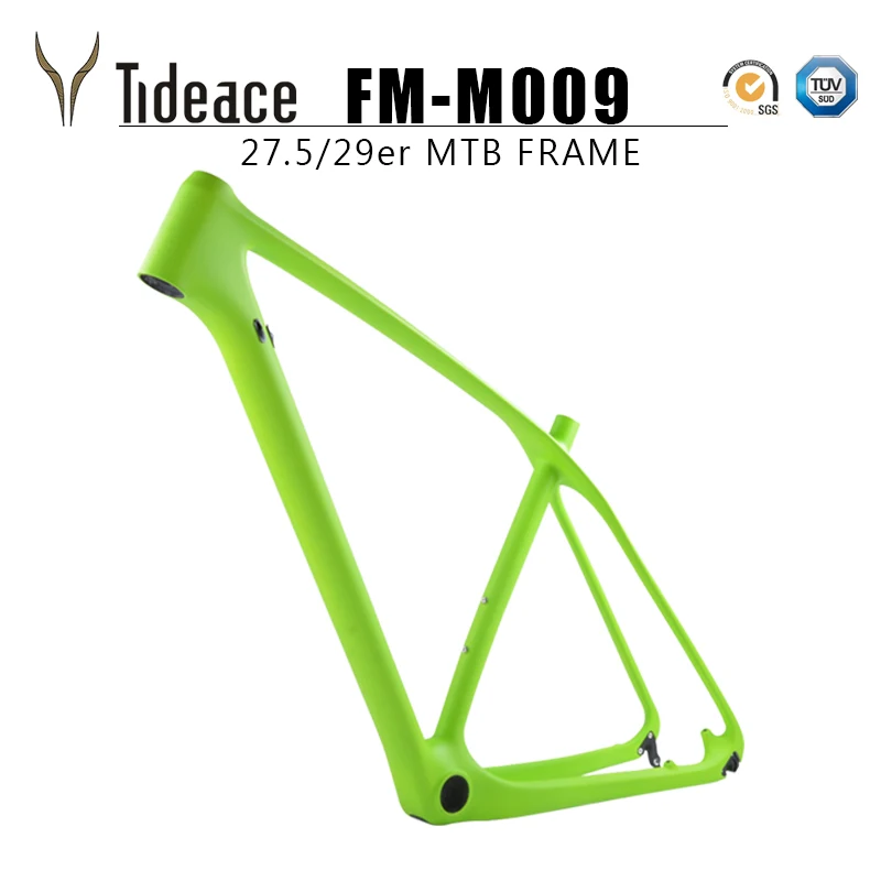 

Chameleon Colors design T800 Carbon MTB Frame Tideace Full Carbon Mountain Bike Frame 29er/27.5er Rigid bicycle frame