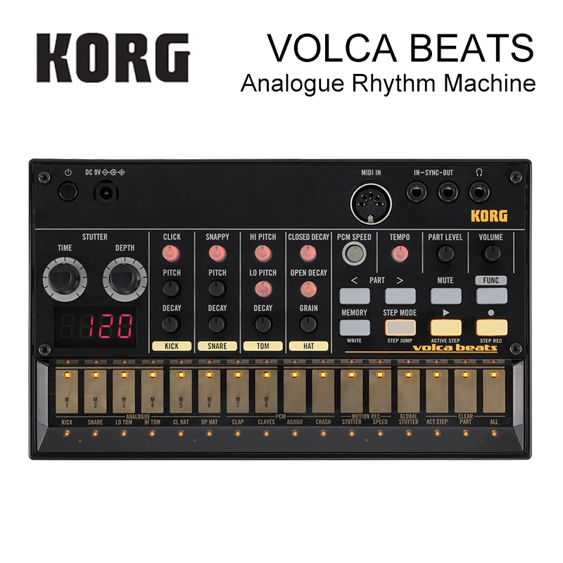 Аналоговая Ритмическая машина Korg Volca Beats