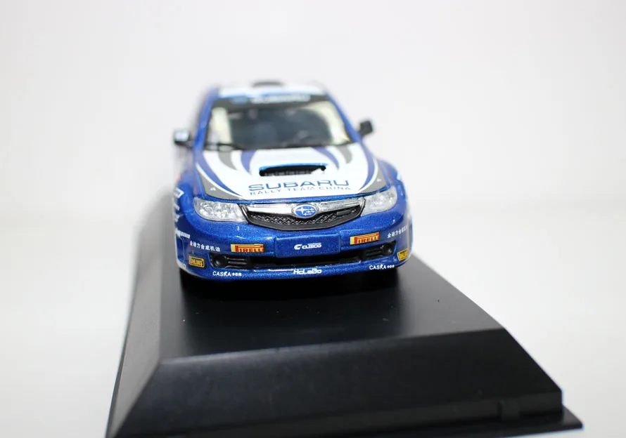 Классическая литая под давлением игрушка модель 1:43 SUBARU WRX STI Rally Гоночная машина