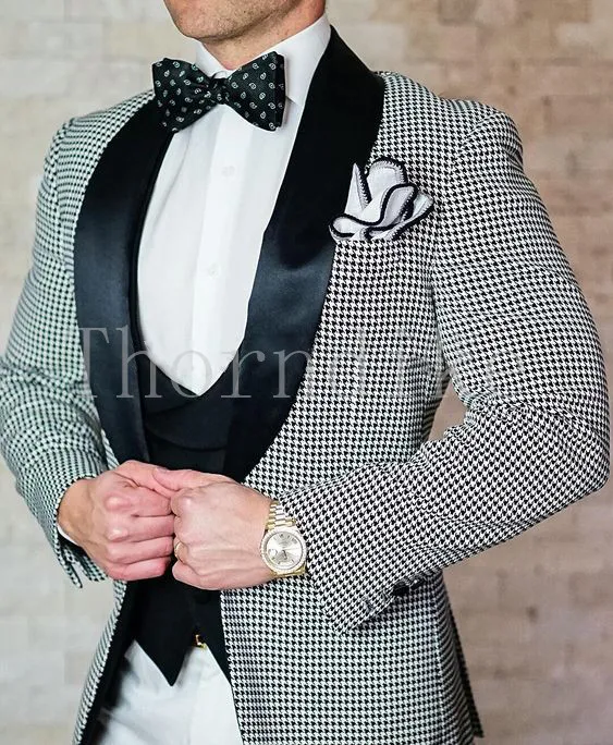 suit 2 Костюм Homme дизайн формальный смокинг 3 шт остроконечные лацканы свадебные костюмы для мужчин приталенный Белый Жаккардовый мужской костюм жениха - Цвет: suit 2