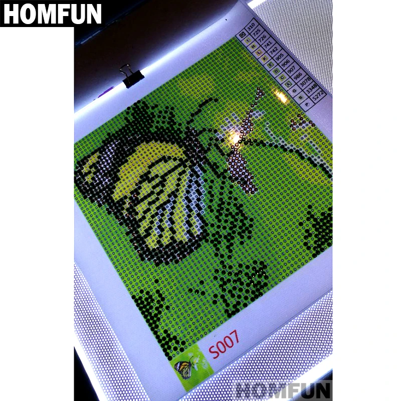 HOMFUN A4 светодиодный ist тонкий арт трафарет доска для рисования светильник