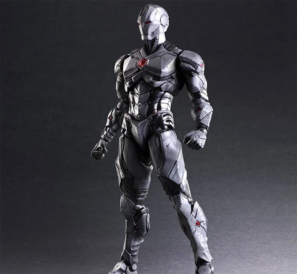 Play Arts Kai Iron Armor Tony Stark серая ограниченная версия Hulkbuster PA 27 см ПВХ Фигурки игрушки