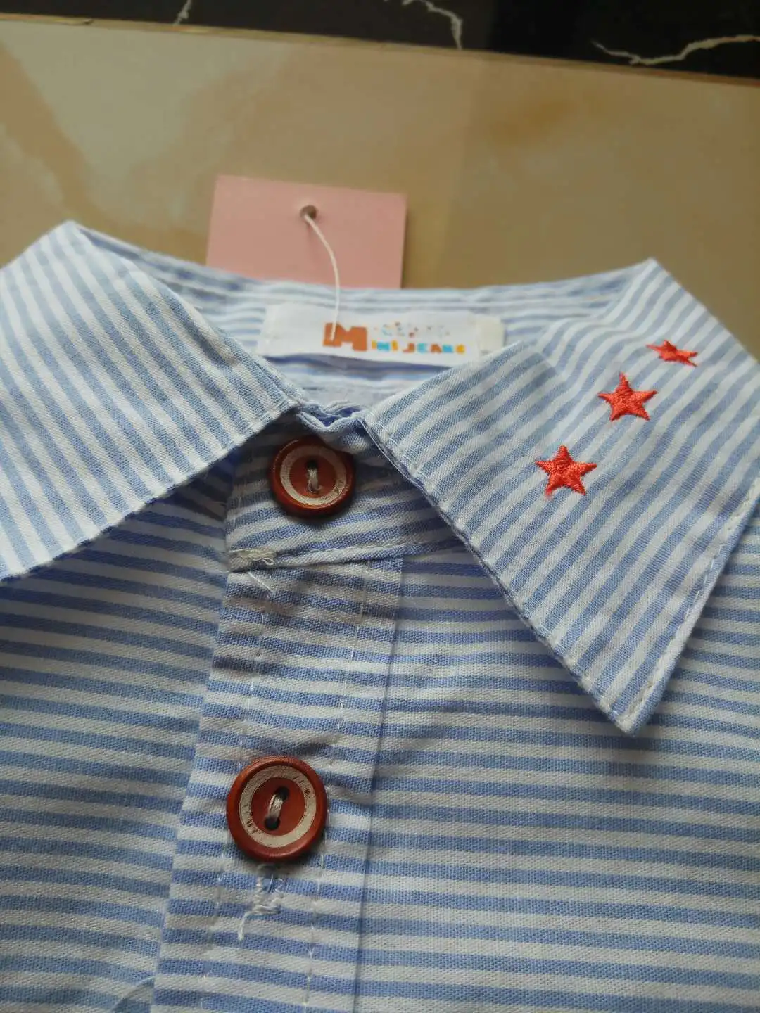 Baby Denim Suit 2018 New Arrival Summer Boys Clothing Set Brand Stripe Shirt With Short Jeans 2pcs Children Clothes | Детская одежда и