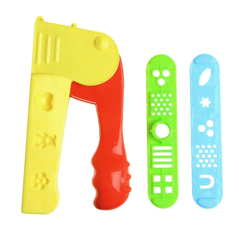 

New 1Set Kids Plastic Mixed Plasticine Clay Dough Cutters Moulds Childrens Modelling Tool