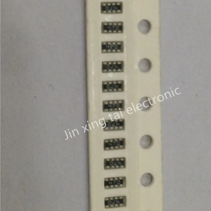 Высокое качество 200 шт SMD исключение 0402 8P4R 2*4P 47 Ом сетевая лампа...|resistor array|network