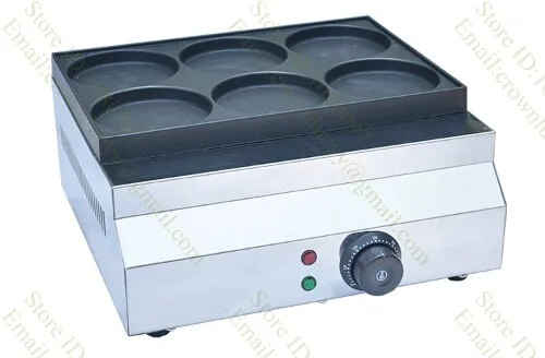 Электрическая антипригарная машина для приготовления блинов 220 В 6 шт. 11 см|machine for