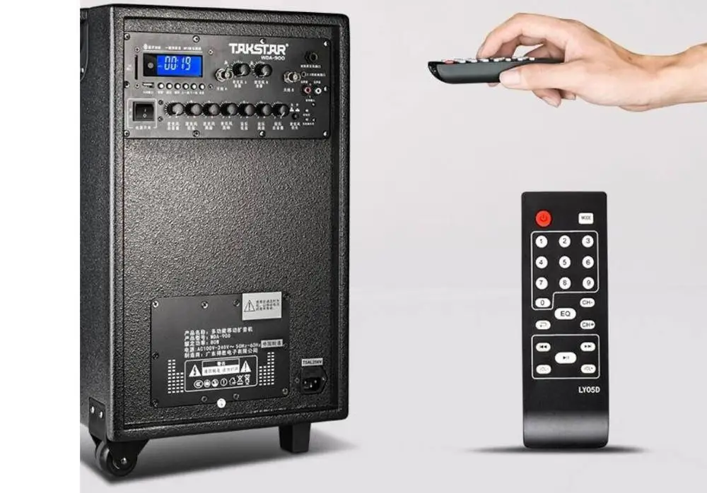 Активный динамик Takstar внешний 80 Вт поддержка 3 5 мм/RCA/SD карты/USB/Bluetooth