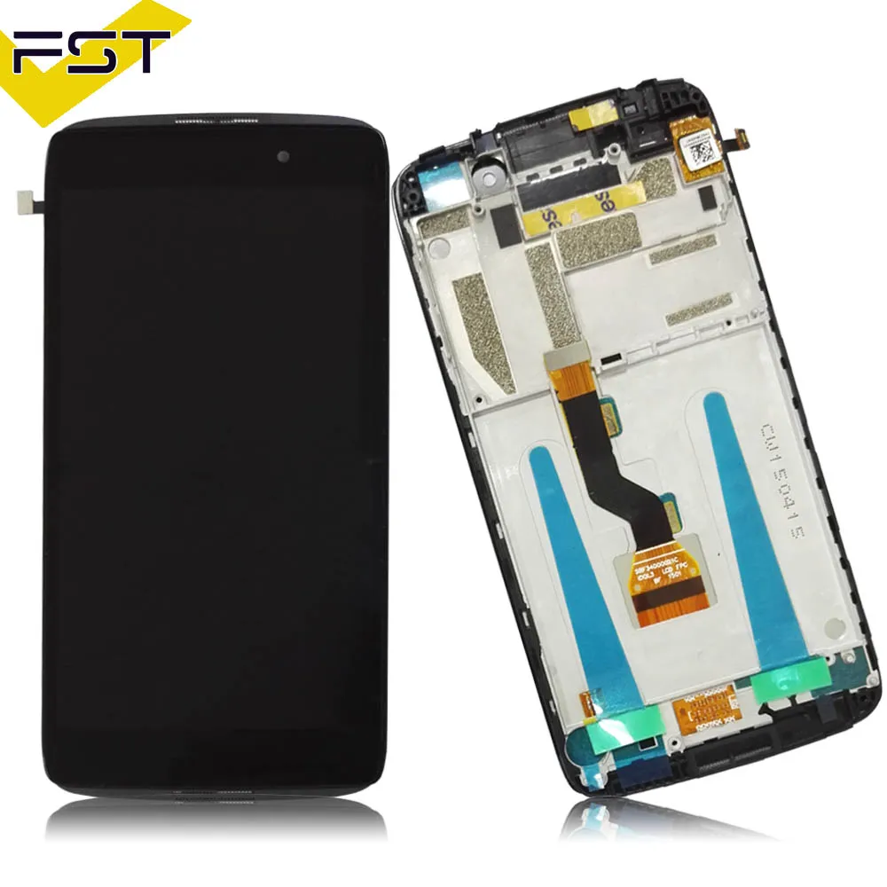 Черный для Alcatel One Touch Idol 3 OT6039 6039 6039A 6039K 6039Y ЖК дисплей кодирующий преобразователь