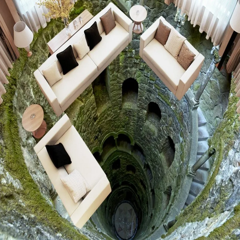 Бесплатная доставка 3D стерео Shock Mine краска для пола фотообои на заказ