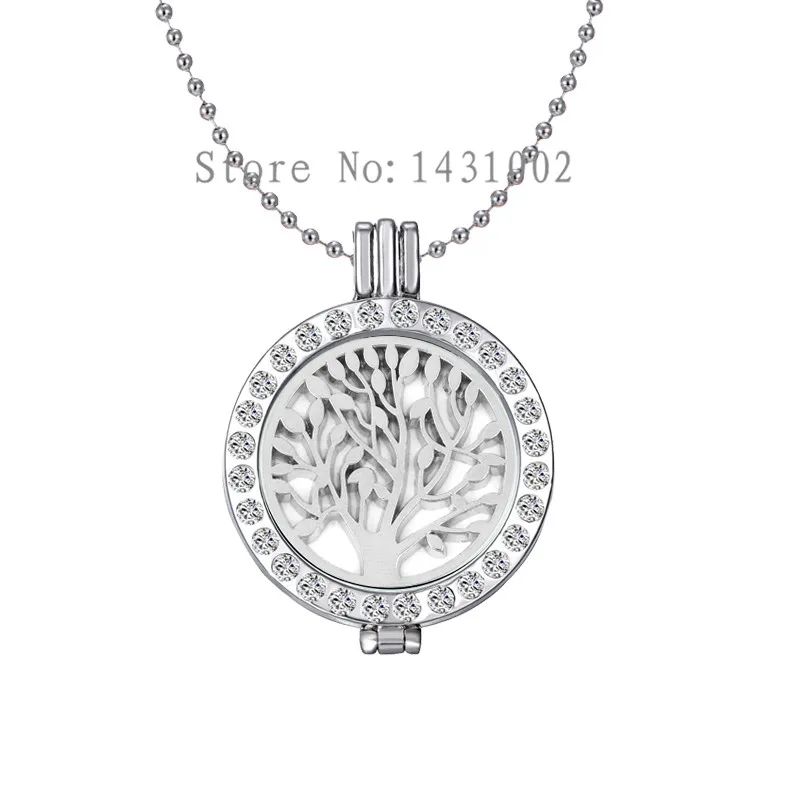 Vinnie дизайн ювелирных изделий чудесный медальон подвеска ожерелье с 33 мм деревом