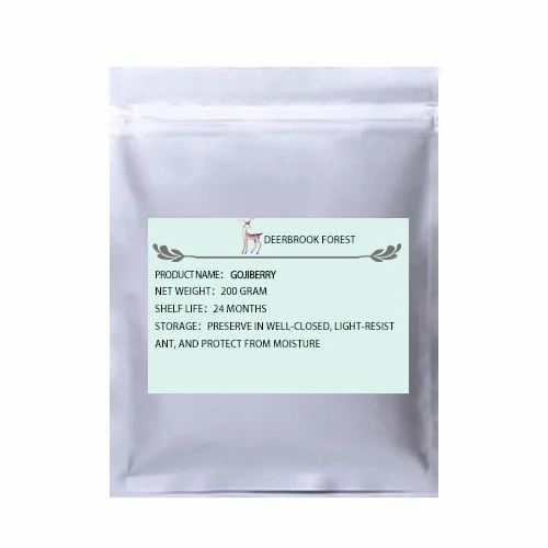 200g(7.06oz) Сертифицированная USDA и EC Органическая сухая ягода Годжи китайская Волчья ягода - Цвет: 200g(7.06oz)