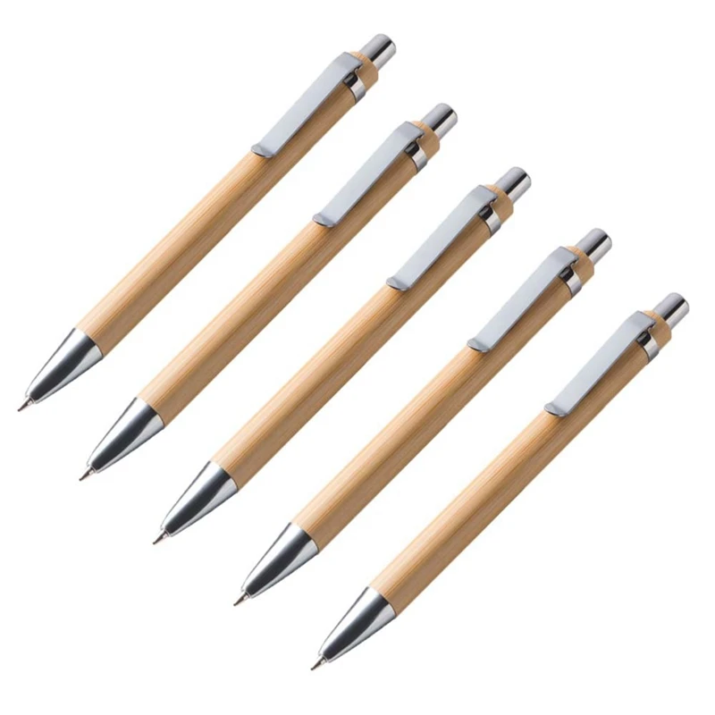 Ballpoint Pen Sets Misc. Bamboo Wood Writing Instrument (Set Of 10) | Канцтовары для офиса и дома