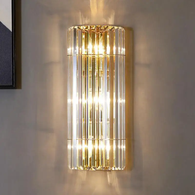 Арт деко настенный светильник для отеля гостиной светодиодный из нержавеющей