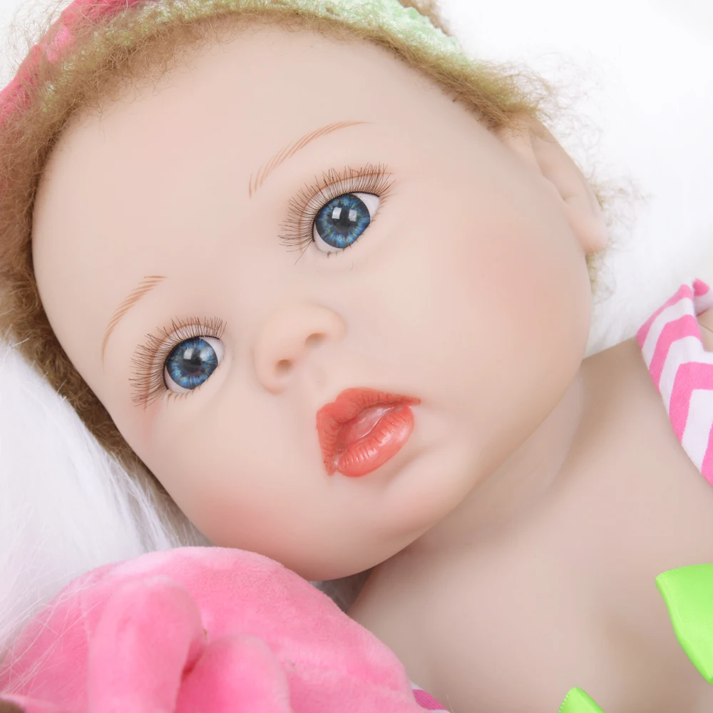 22 &quot55 см куклы Reborn полностью виниловые реалистичные детские DIY Brinquedos Фигурки