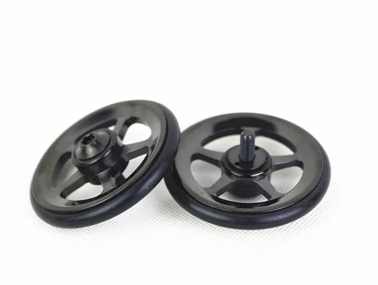 Титановый легкий колесный Бромптон супер светильник SEMA 62 г EasyWheel на заднюю стойку Besr качественный складной велосипед черный/Ti/Rainbow/Cusotm