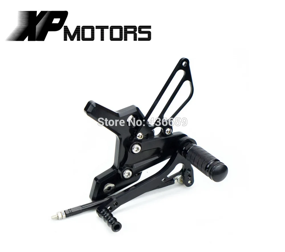 Черный гоночный ЧПУ комплект для управления ногами регулируемые колышки задние