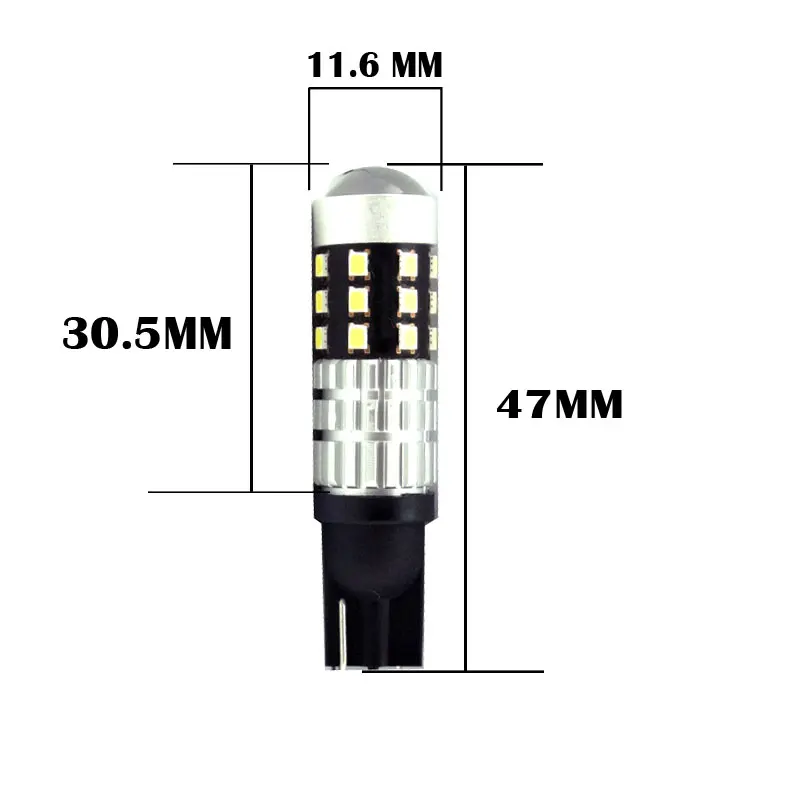 2x6000 К белый T10 194 168 W5W T15 921 912 W16W светодио дный лампочки 1200 люмен очень яркий 1020