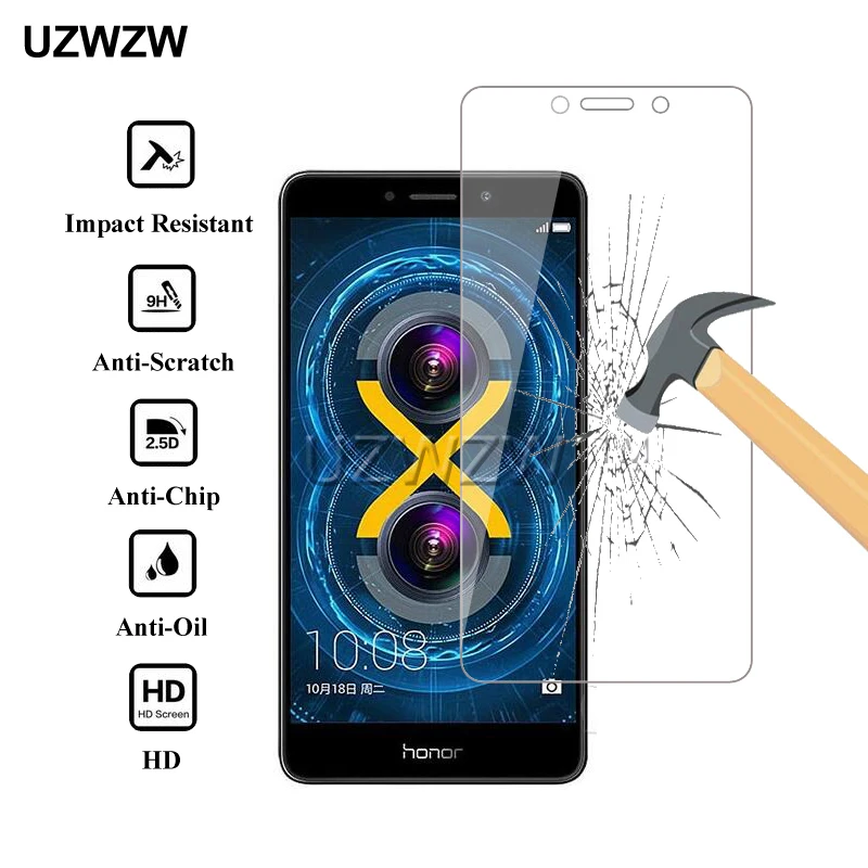 2 шт 9H Премиум Закаленное стекло для huawei Honor 6X Закаленное стекло Защитная пленка для экрана для Honor 6X