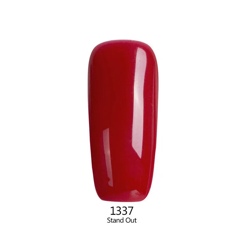 1337 1 шт. УФ гель Лаки для ногтей long-lasting Гели для ногтей шелушиться выдерживает-светодиодные лампы Bling косметический лидер Цвет гель-лак 8 мл Защита окружающей среды - Цвет: 1337