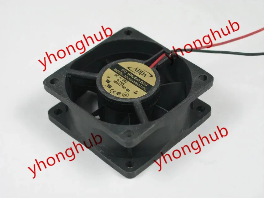 Охлаждающий вентилятор для сервера ADDA AD0624HB-A71GL DC 24V 0.15A 60x60x25 мм