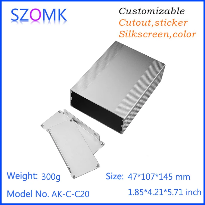 4 шт. алюминиевая Экструзионная распределительная коробка 47*107*145 мм |
