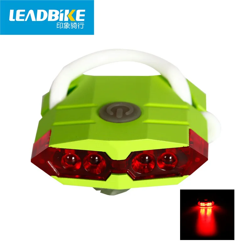 новый велосипед мотоцикл был leadbike USB света задних хвост предупреждения лазерные