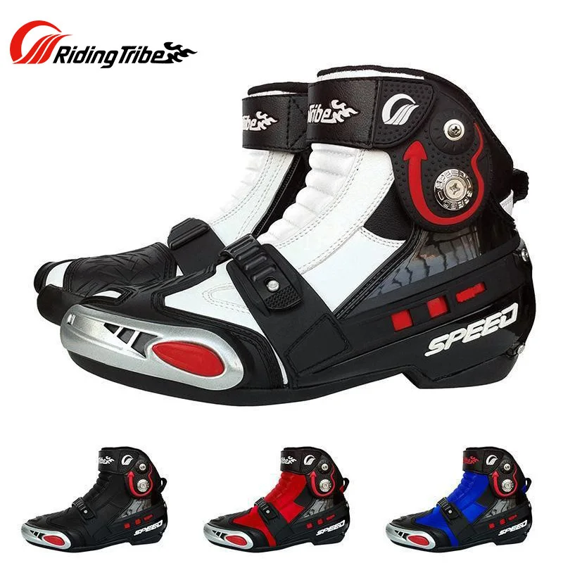 Новые короткие сапоги для мотоцикла ездовые скоростные мотогольные