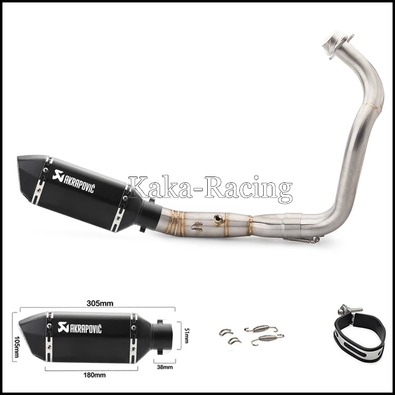 MT07 FZ07 MT 07 moto rcycle выхлопной глушитель мото полная система скольжения для Yamaha mt-07 FZ-07