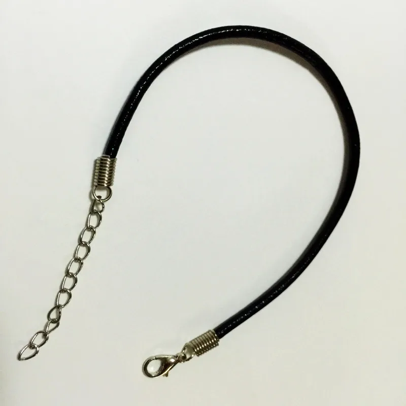 Браслеты COMEOWN из натуральной кожи с застежкой карабином 10 шт./лот 3 мм 16 25 см|leather cord