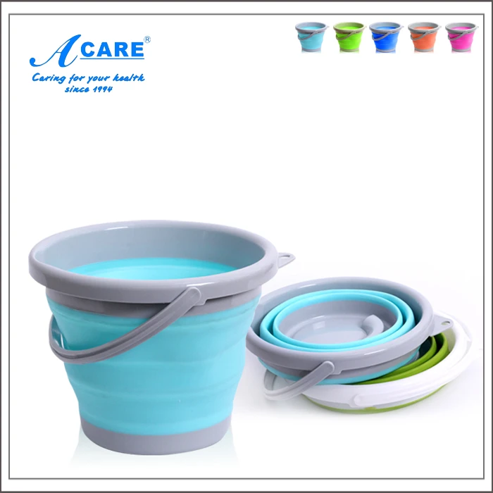 Acare multifunctional silica gel bucket footbath car wash vehienlar folding for last couple | Дом и сад