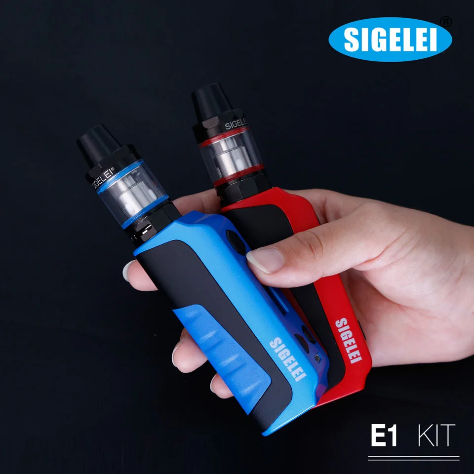 Новые оригинальные sigelei вейп e электронная сигарета VAPE E1 комплект poket mod kit с бак