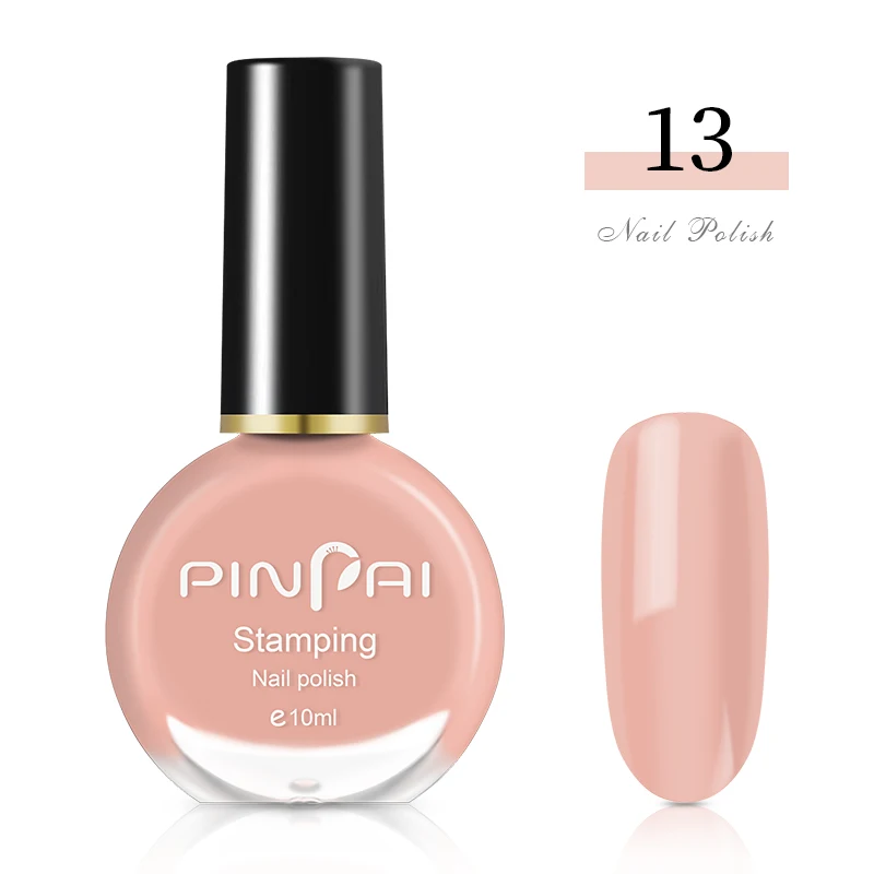 Color 13 Pinpai 10 мл Очищаемый на водной основе лак для ногтей с блестками быстрая сушка легкое удаление Nagellak Маникюр цветная краска Vernis лак для ногтей - Цвет: Color 13