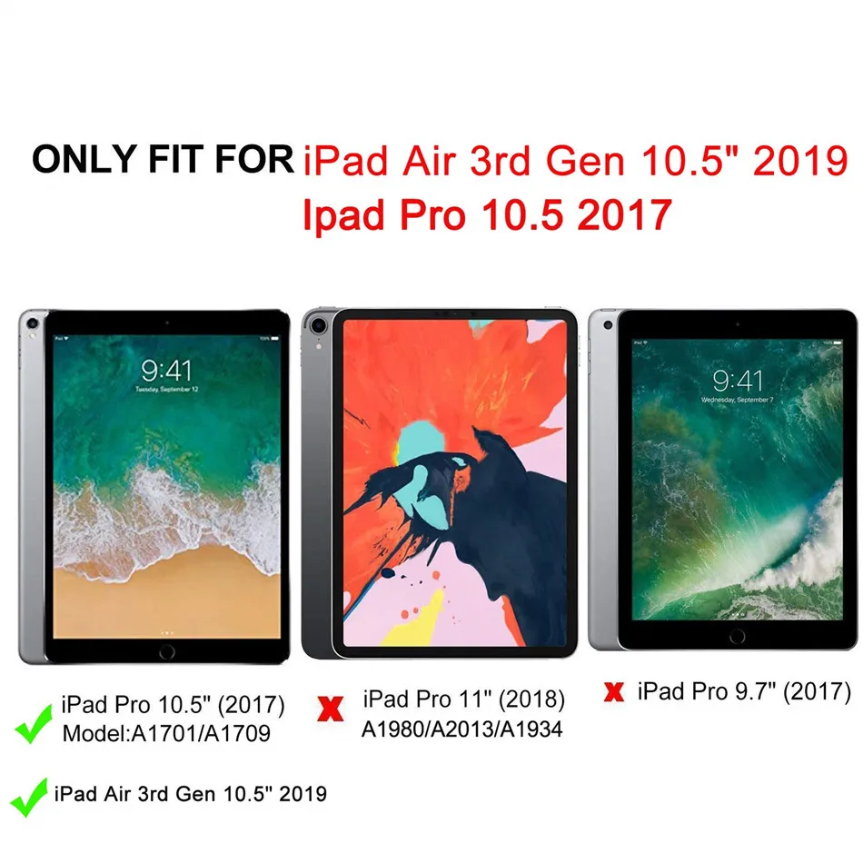 Для iPad Air 3 10,5 чехол Funda модель A2152 карандаш держатель для iPad Pro 10,5 дюймов сверхмощный противоударный полный защитный чехол