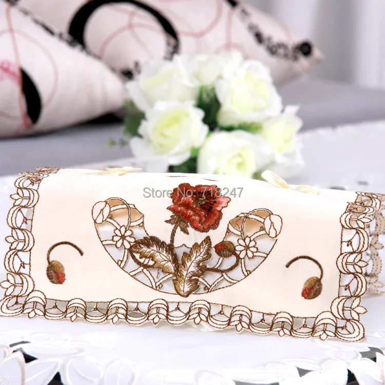 Новое поступление популярная круглая элегантная салфетка из полиэстера с